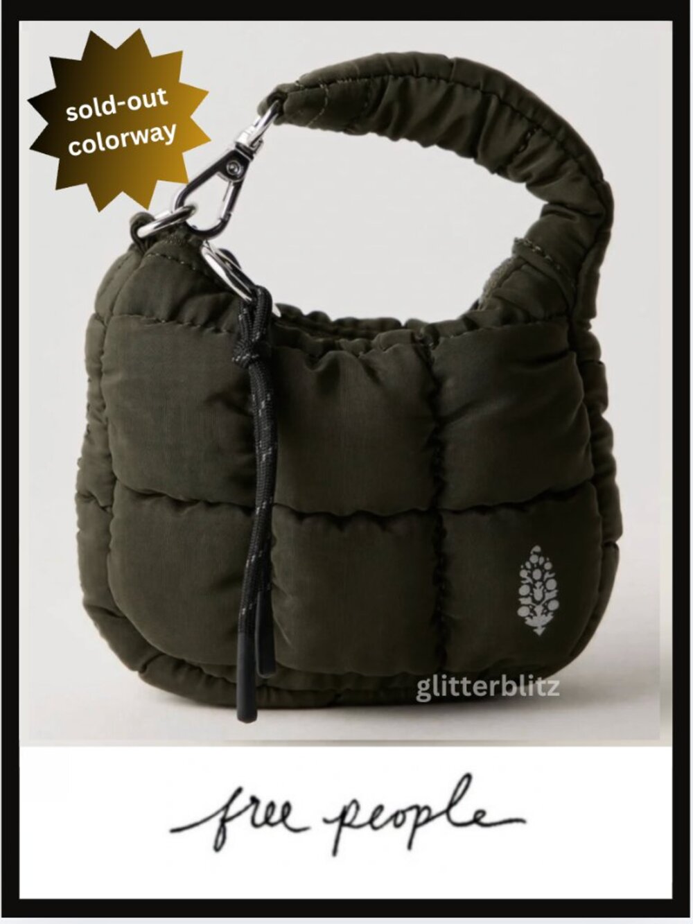 Free People Quilted Micro Pouch  -  Last One in Stock
